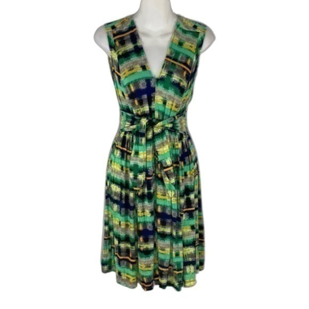 Anthro Plenty by Tracy Reese multi tie waist dress